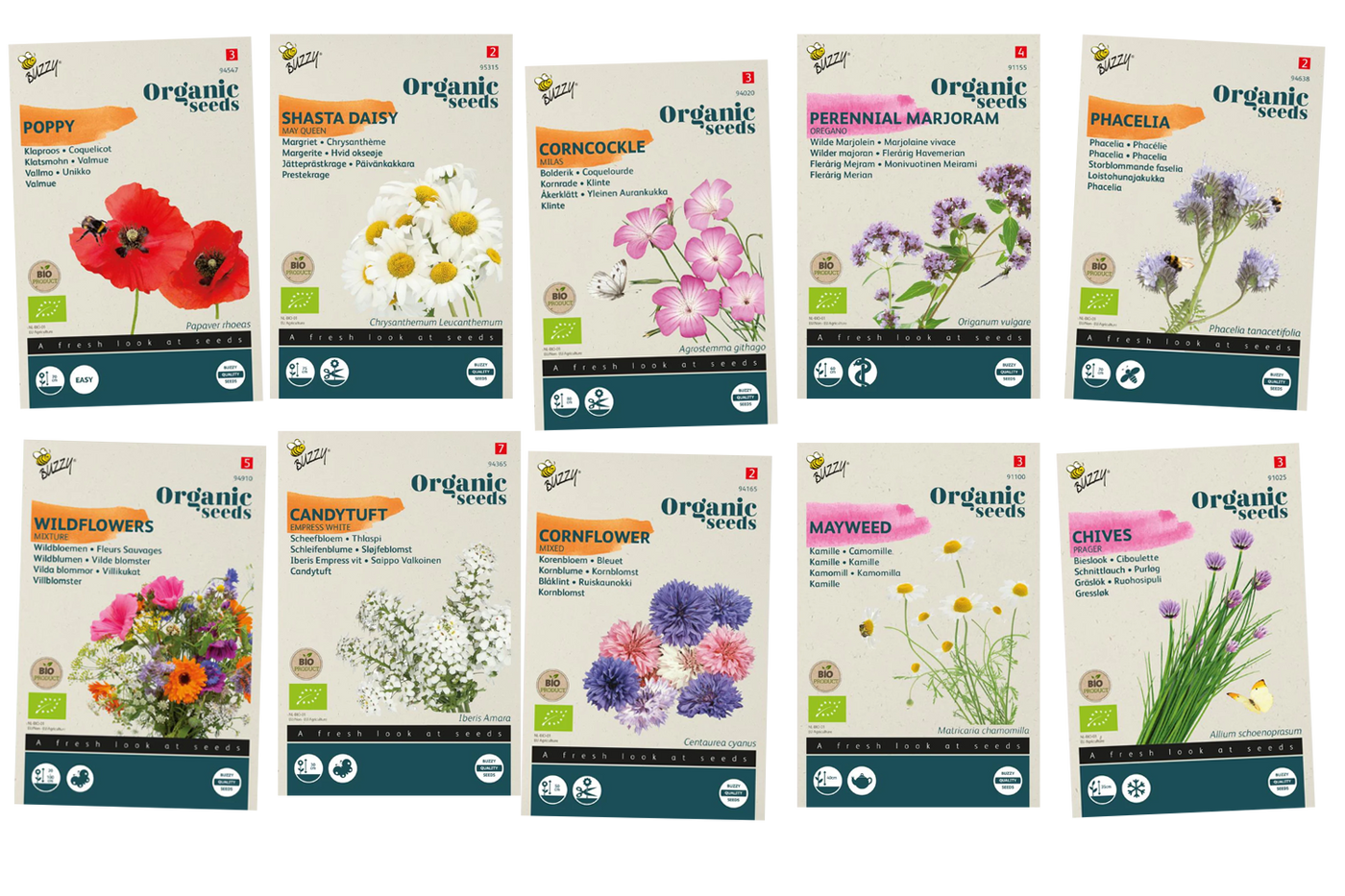 Bienengarten & Insektenparadies Samenpaket BIO