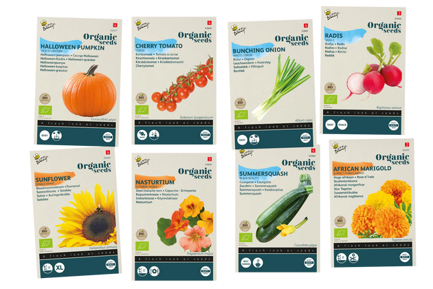 Kinderfreundlicher Gemüsegarten Samenpaket BIO
