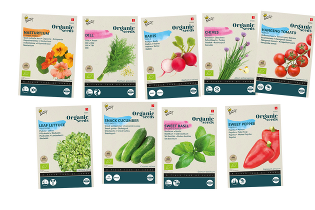 Balkongarten Starterkit Samenpaket BIO