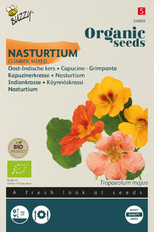 Kapuzinerkresse einfachblühend Samen BIO