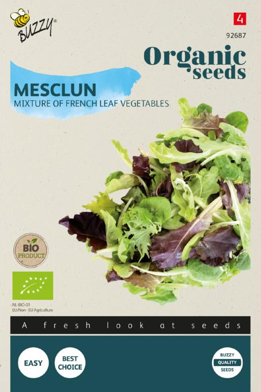 Französische Salatmischung Saatgutmischung BIO