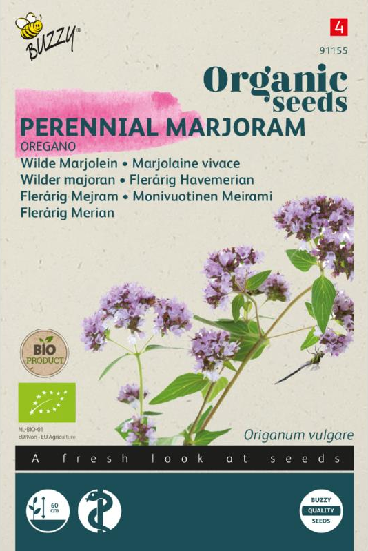 Wilder Majoran (Oregano) Samen BIO inspiratie 1