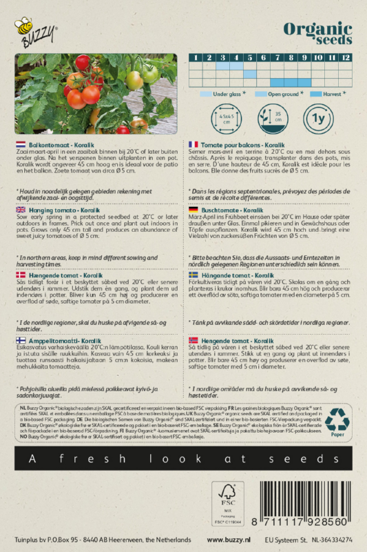 Balkontomate Koralik Samen BIO inspiratie 2