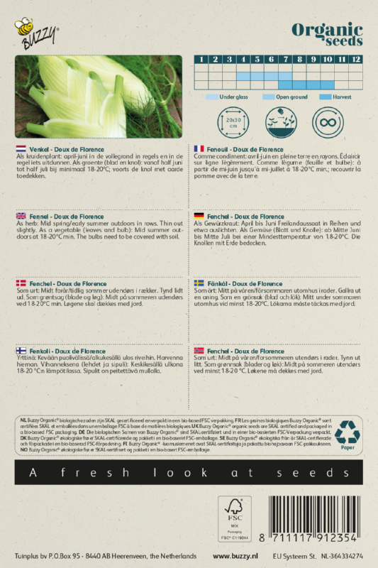 Fenchel Doux de Florence Samen BIO inspiratie 2
