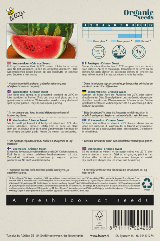 Wassermelone Crimson Sweet Samen BIO inspiratie 2