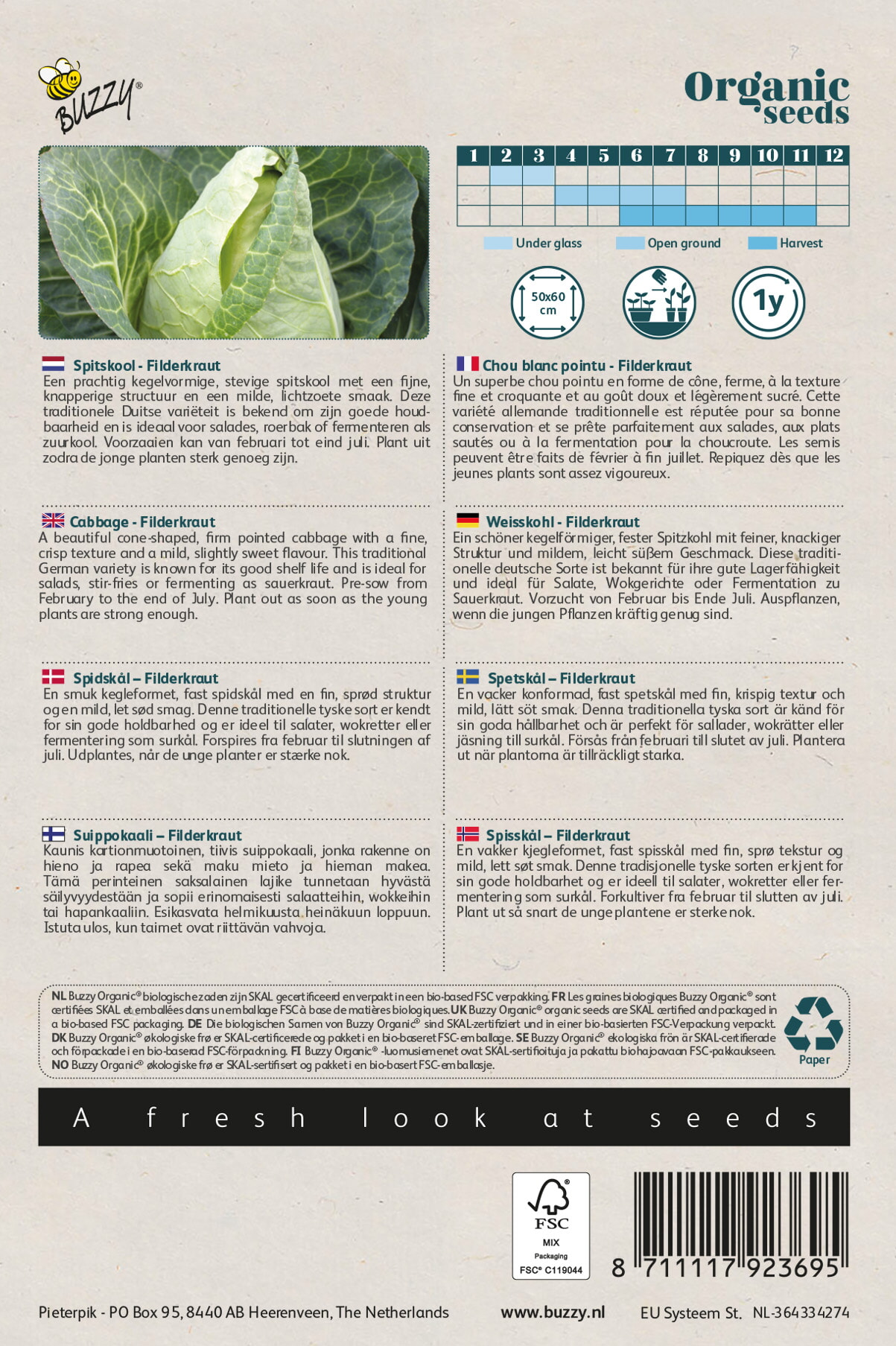 Spitzkohl Filderkraut Samen BIO inspiratie 2
